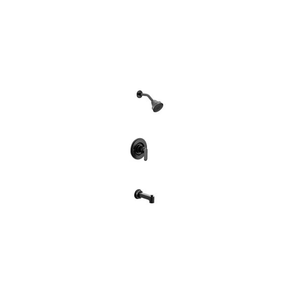 Greenfield Posi-Temp Tub & Shower Trim in Matte Black
